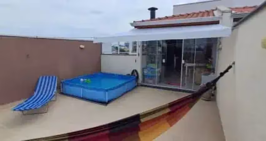 Linda cobertura à venda com 110m² de área construída, no bairro campestre - santo andré - sp.