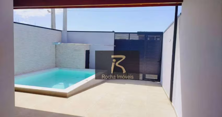Casa com 2 dormitórios à venda, 85 m² por r$ 420.000,00 - estância flora rica - peruíbe/sp