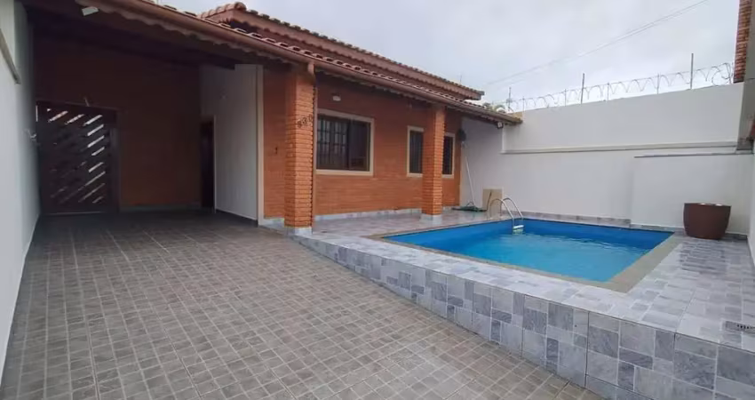 Casa com piscina com 3 dormitórios para alugar, 154 m² por r$ 3.451/mês - parque balneário oásis - peruíbe/sp