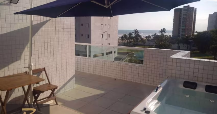 Apartamento Duplex com 3 dormitórios à venda, 119 m² por R$ 750.000,00 - Solemar - Praia Grande/SP