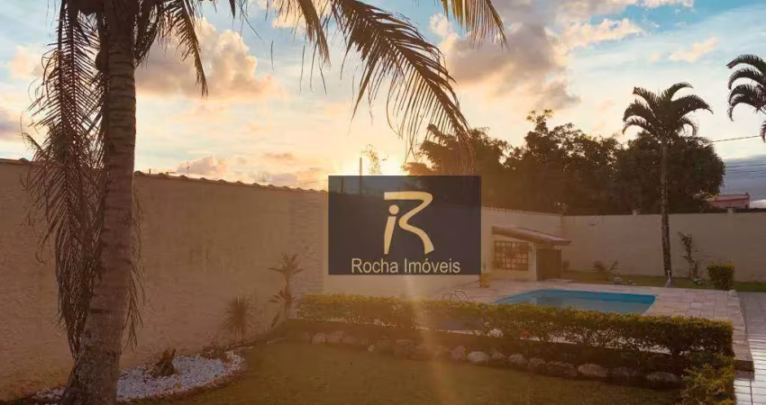 ACEITA PERMUTA POR IMOVEL EM PERUIBECasa com 2 lotes com piscina à venda, 200 m² por R$ 520.000- Balneário Gaivota - Itanhaém/SP