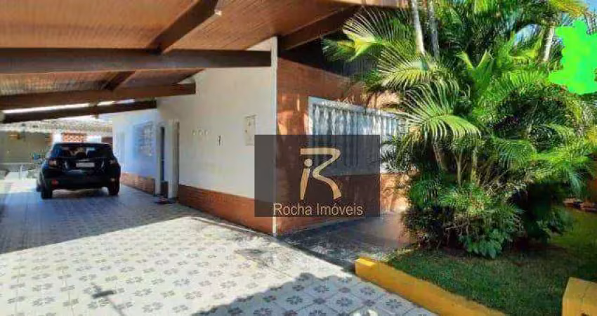 Casa com 4 dormitórios à venda, 174 m² por r$ 580.000 - balneário florida - peruíbe/sp