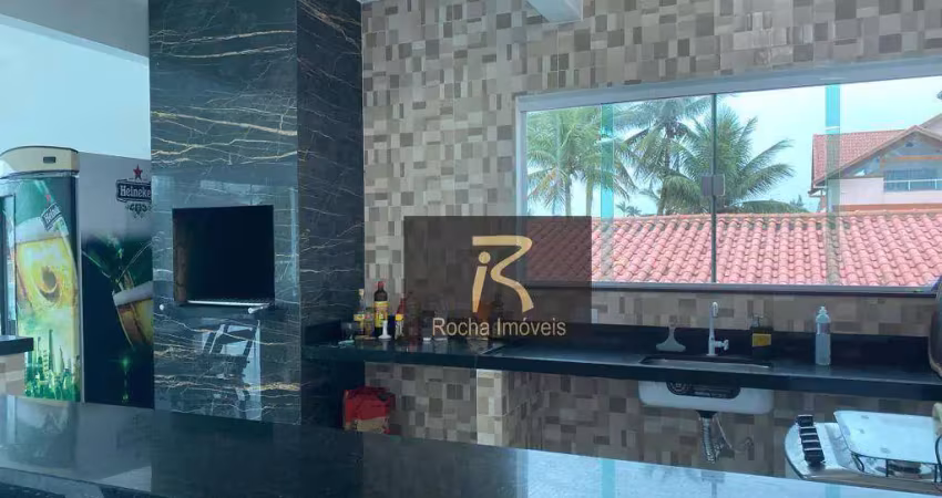 Sobrado com 3 dormitórios à venda, 210 m² por r$ 1.050.000 - parque turístico - peruíbe/sp