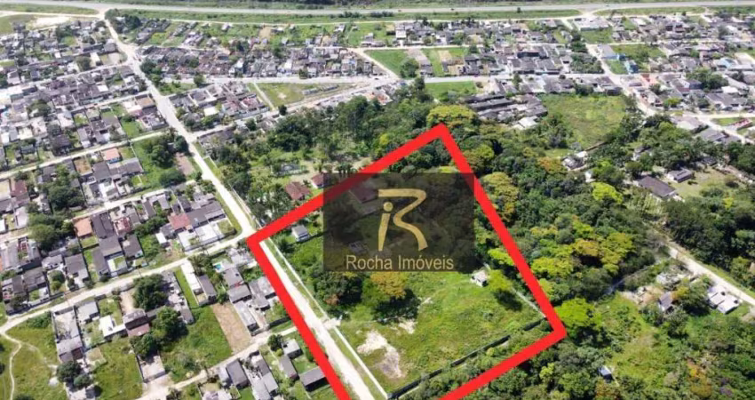 Terreno à venda, 10300 m² por r$ 1.500.000,00 - balneário caraguava - peruíbe/sp
