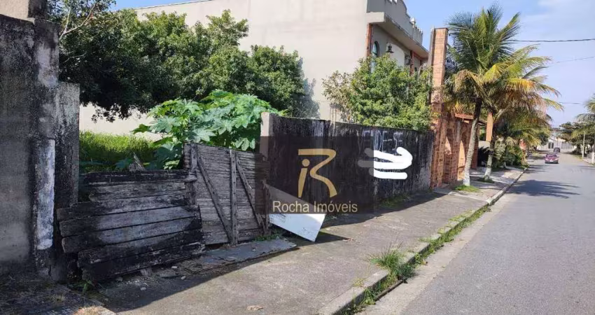 Terreno à venda, 555 m² por r$ 500.000 - cidade balneária peruibe-scipel - peruíbe/sp