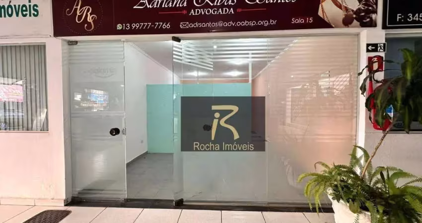 Loja para alugar, 38 m² por r$ 800,00/mês - centro - peruíbe/sp