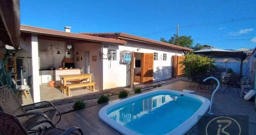 Casa com piscina com 3 dormitórios à venda, 114 m² por r$ 480.000 - jardim marcia - peruíbe/sp