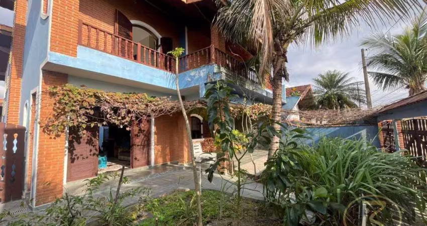 Sobrado com 4 dormitórios, 219 m² - venda por r$ 583.000 ou aluguel por r$ 3.818/mês - balneário três marias - peruíbe/sp