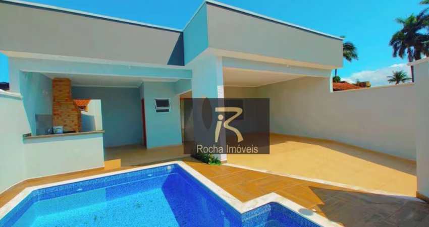Casa com 3 dormitórios à venda, 112 m² por R$ 695.000,00 - Parque Balneário Oásis - Peruíbe/SP