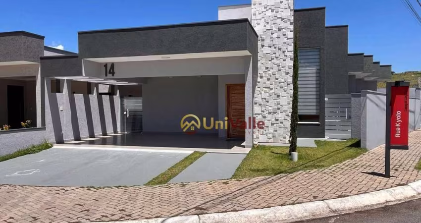 Casa com 3 dormitórios à venda, 148 m² por R$ 880.000,00 - Condominio Cataguá Way - Taubaté/SP