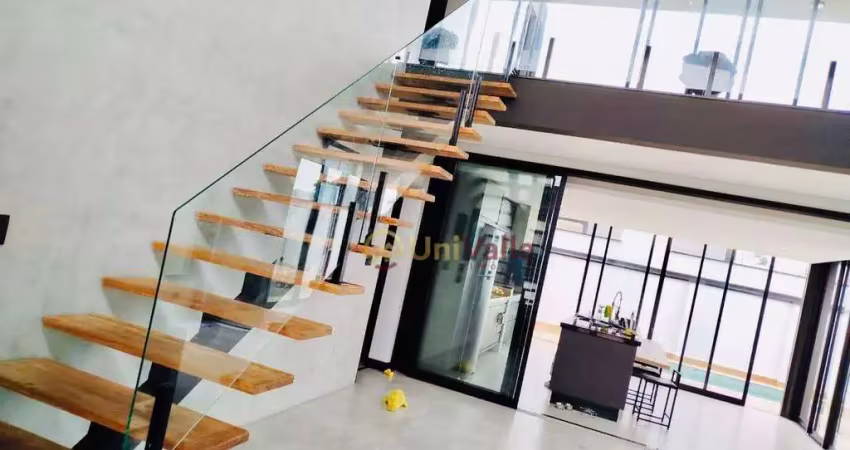 Casa com 3 dormitórios para alugar, 193 m² por r$ 8.200/mês - condomínio terras do vale - caçapava/sp