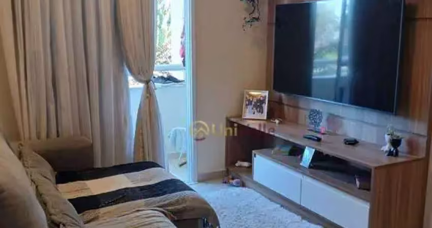 Apartamento com 2 dormitórios à venda, 56 m² por r$ 341.000,00 - parque são luís - taubaté/sp