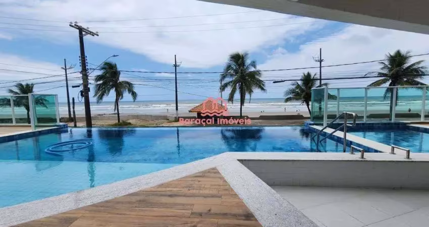 Apartamento frente mar 2 quartos lazer completo mongagua