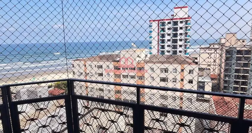 Apartamento 3 dormitórios com vista para o mar e mobiliado para locação