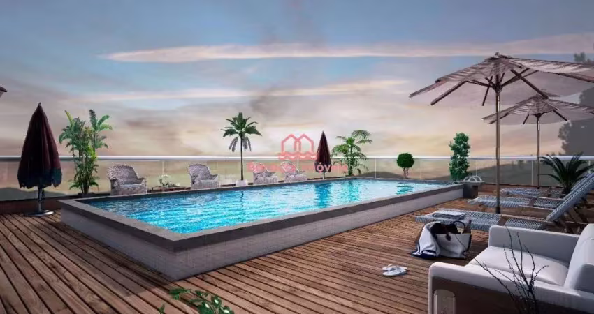 Apartamento com 2 quartos à venda em boqueirão, praia grande - sp