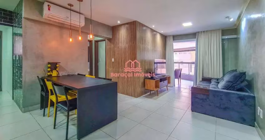 Apartamento à venda em canto do forte, praia grande - sp 2 quartos mobiliado