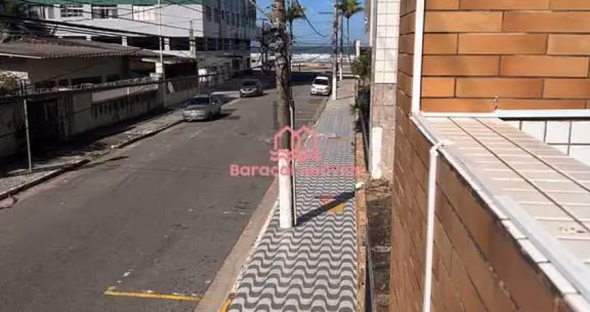 Apartamento com 3 quartos, vista mar a 150m da praia, ocian, praia grande/sp.