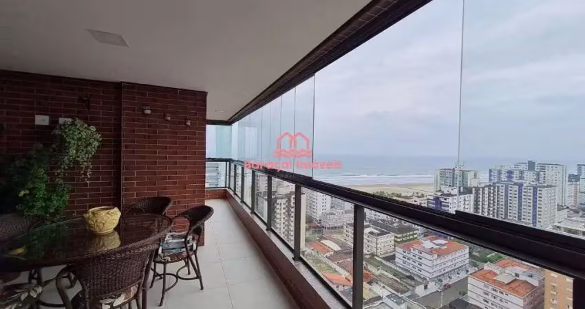 Apartamento à venda em vila guilhermina, praia grande - sp mobiliado