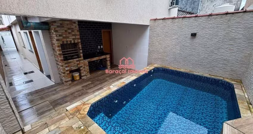 Lindo sobrado com piscina  à venda em ocian, praia grande - sp