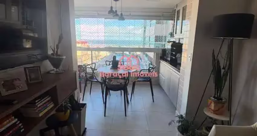 Apartamento vista mar à venda e alugar em mirim, praia grande mobiliado