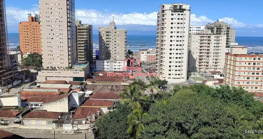 Apartamento 1 quarto com suíte, sacada gourmet  vista  mar aviação praia grande