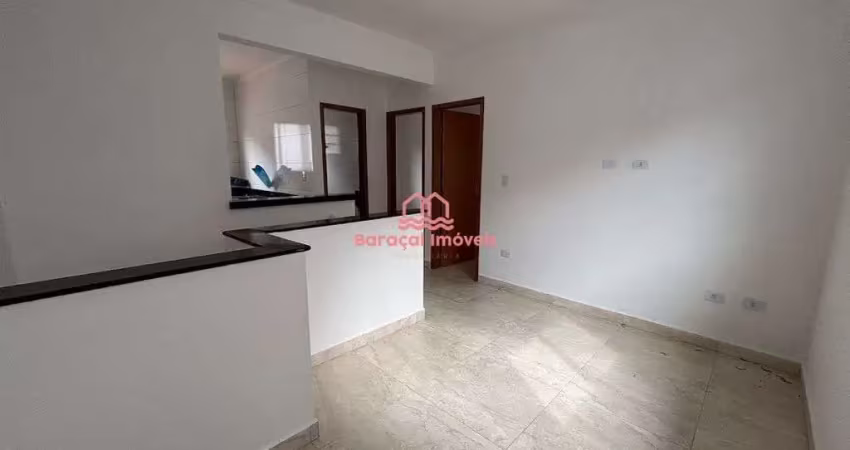 Casa  sobreposta alta com 2 quartos 47m² - parque das américas - praia grande/sp