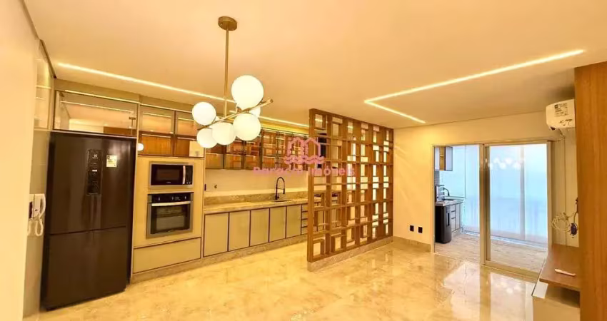 Apartamento 3 quartos semi mobiliado  canto do forte, praia grande - sp