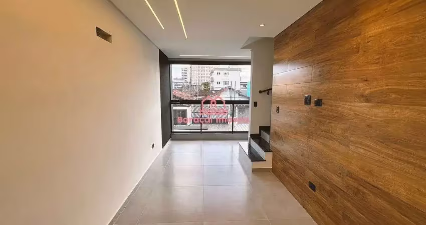 Sobrado duplex com 2 quartos à venda, 88m² por r$ 460.000,00 - ocian .