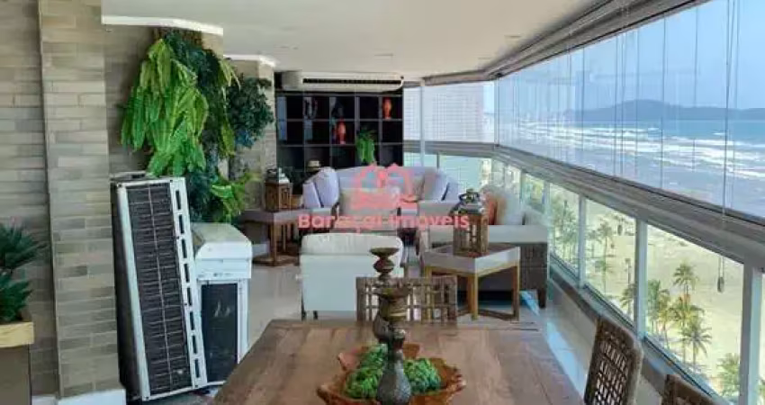 Apartamento para alugar, sendo 4 suítes, frente mar, ocean, praia grande sp.