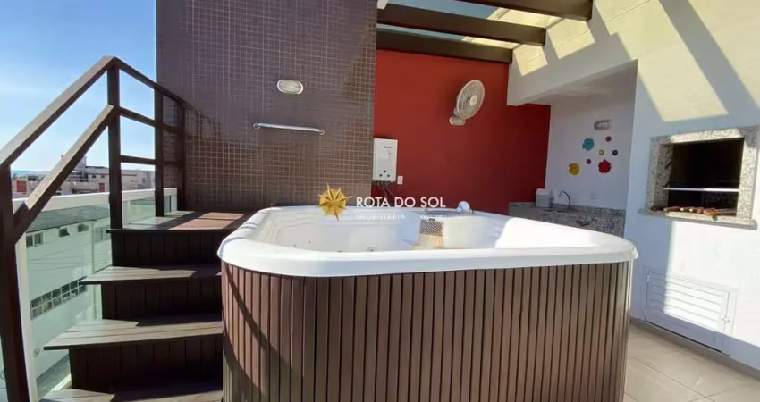 Tahiti residencial cobertura 3 suítes à venda a poucos metros da praia bombinhas sc