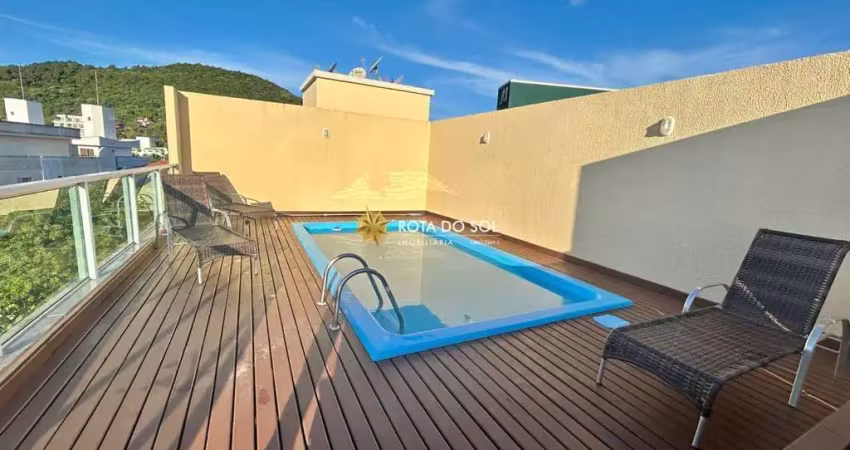 Besenello residencial cobertura vista mar com piscina à venda praia bombinhas sc