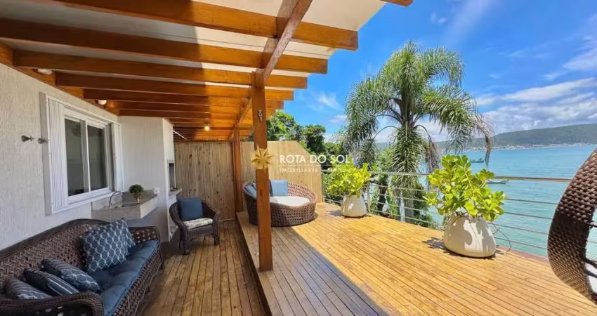 Casa à venda frente mar em bombinhas - praia da lagoinha