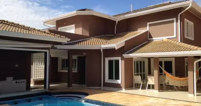 Luxuosa casa no condomínio alphaville 1 campinas para locação - 5 suítes, piscina, sauna e jacuzzi