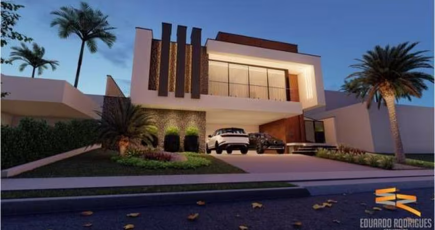 Linda Casa no Condomínio Alphaville Nova Esplanada 4  com 400m².