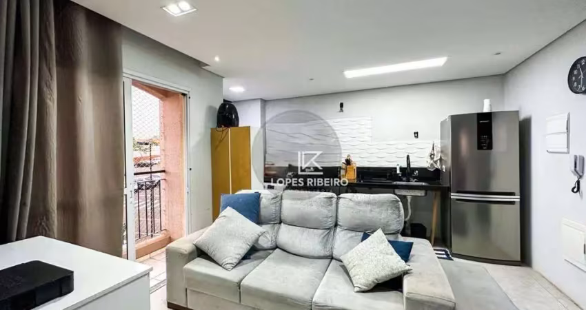 Apartamento com 2 dormitórios à venda, 55 m² por r$ 270.000,00 - candido bertine - santa bárbara d'oeste/sp