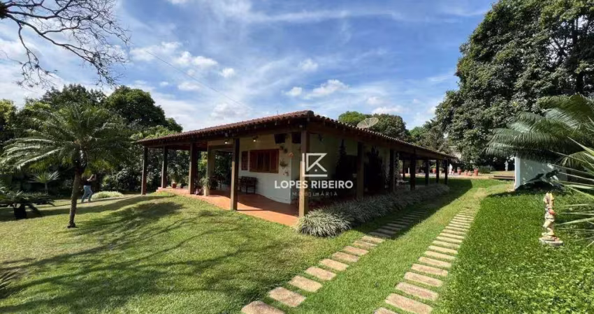 Chácara com 3 dormitórios para alugar, 5143 m² por r$ 4.500,00/mês - vale da cigarra - santa bárbara d'oeste/sp