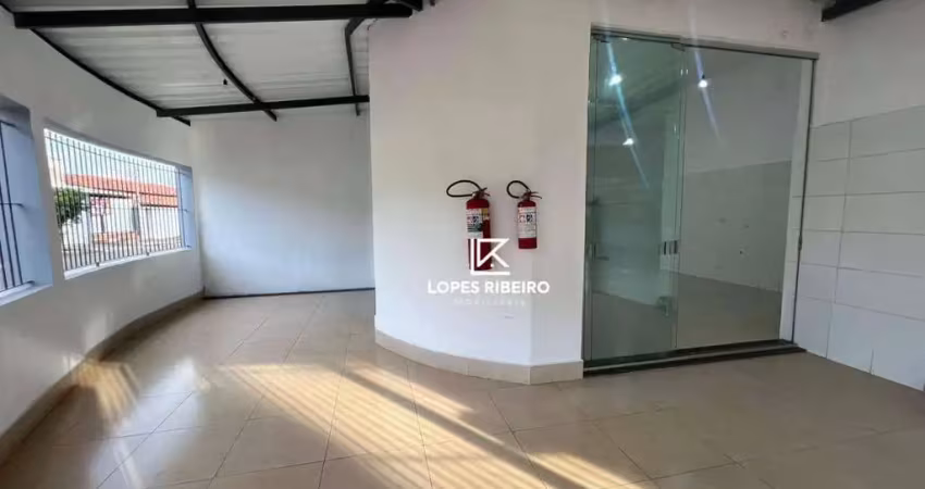 Salão para alugar, 100 m² por r$ 2.500,00/mês - jardim pérola - santa bárbara d'oeste/sp