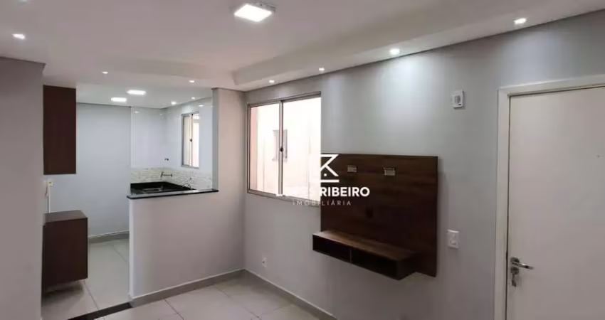 Apartamento com 2 dormitórios à venda, 49 m² por r$ 180.000 - residencial parque alabama - americana/sp