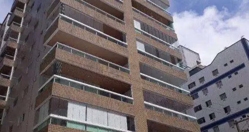 Apartamento com 1 dormitório à venda, 76 m² por r$ 320.000 - vila assunção - praia grande/sp