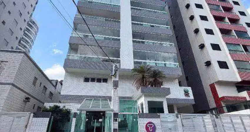 Apartamento com 2 dormitórios à venda, 74 m² por r$ 550.000 - vila assunção - praia grande/sp