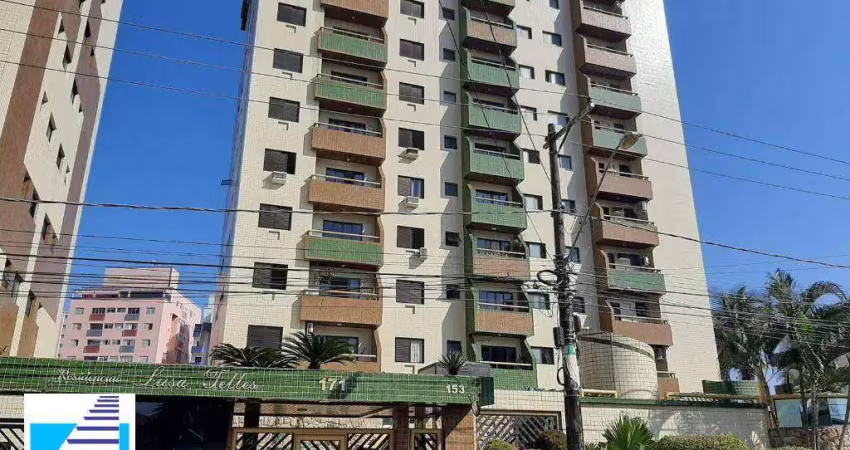 Apartamento com 1 dormitório à venda, 55 m² por r$ 310.000 - tupi - praia grande/sp