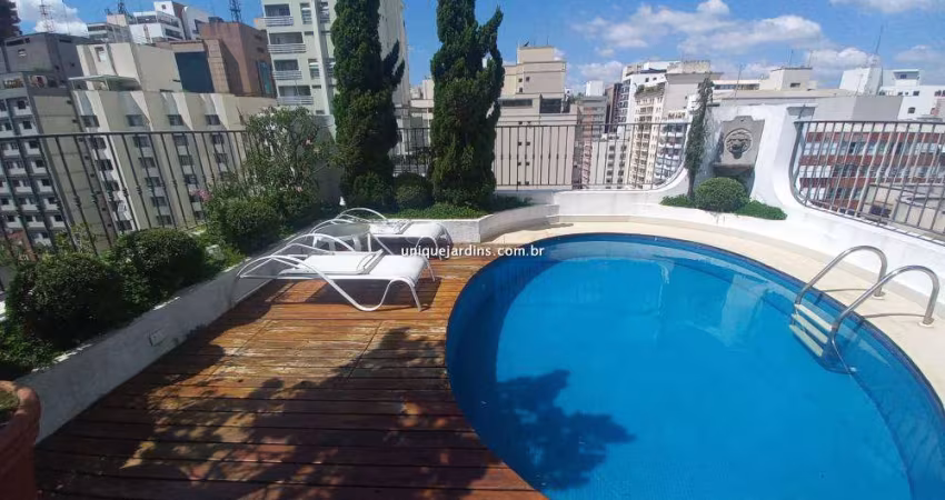 Luxuosa Cobertura Duplex no Jardim Paulista: 3 Dorm | 2 Suítes | 2 Vagas e Piscina Privativa