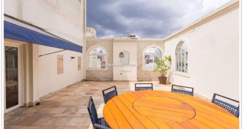 Cobertura duplex no jardim américa: 5 dorm | 4 suítes | 2 vagas | 578 m² úteis