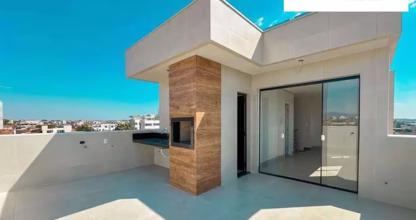 Cobertura à venda – 4 quartos, 2 suítes, terraço com churrasqueira e 2 vagas – 118m² por r$ 1.220.000,00 - planalto -bh/mg
