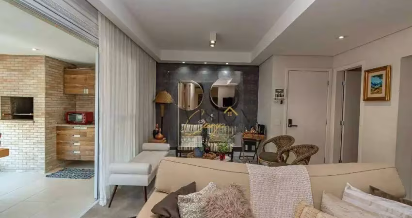 Apartamento com 3 dormitórios à venda, 113 m² por r$ 990.000,00 - alphaville - campinas/sp