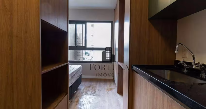 Apartamento studio com 1 dormitório à venda, 20 m² por r$ 429.000 - moema - são paulo/sp