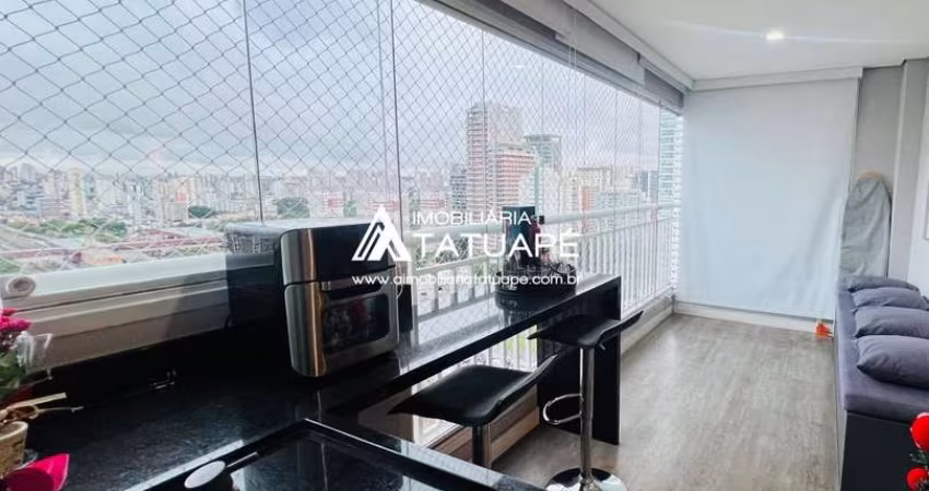 URBAN HOME TATUAPÉ - LINDO APARTAMENTO VARANDA GOURMET À VENDA NO TATUAPÉ - PORTEIRA FECHADA - ANDAR ALTO COM 2 VAGAS DE GARAGEM FIXAS
