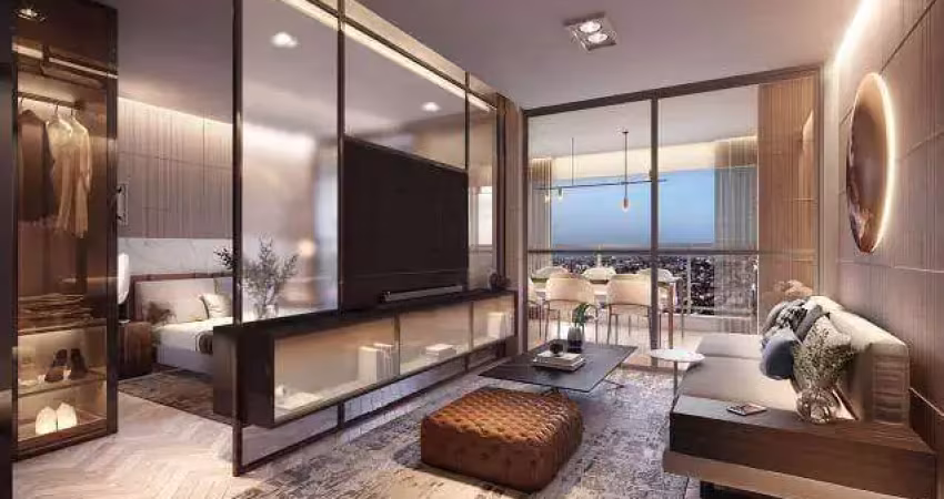Apartamento de 44m² à venda, itaim bibi, são paulo, sp com 1 dormitório/suíte, lavabo, 1 vaga de ga