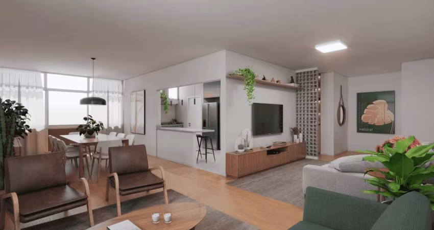 APARTAMENTO COM 176M2 COM REFORMA TRIPLE A AO LADO DO PÁTIO HIGIENÓPOLIS!