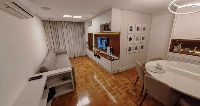 Apartamento de 90m² à venda, Itaim Bibi, São Paulo, SP  Mobiliado com 2 dormitórios, 3 banheiros, 1